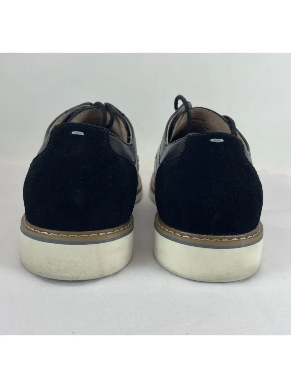 Florsheim Mens Oxford 10D Union Plain Toe Black Full Grain Leather